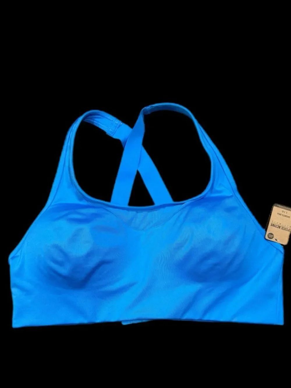 Victorias Secret Pink Sport Ultimate Lightly Lined Padded sports yoga bra blue L